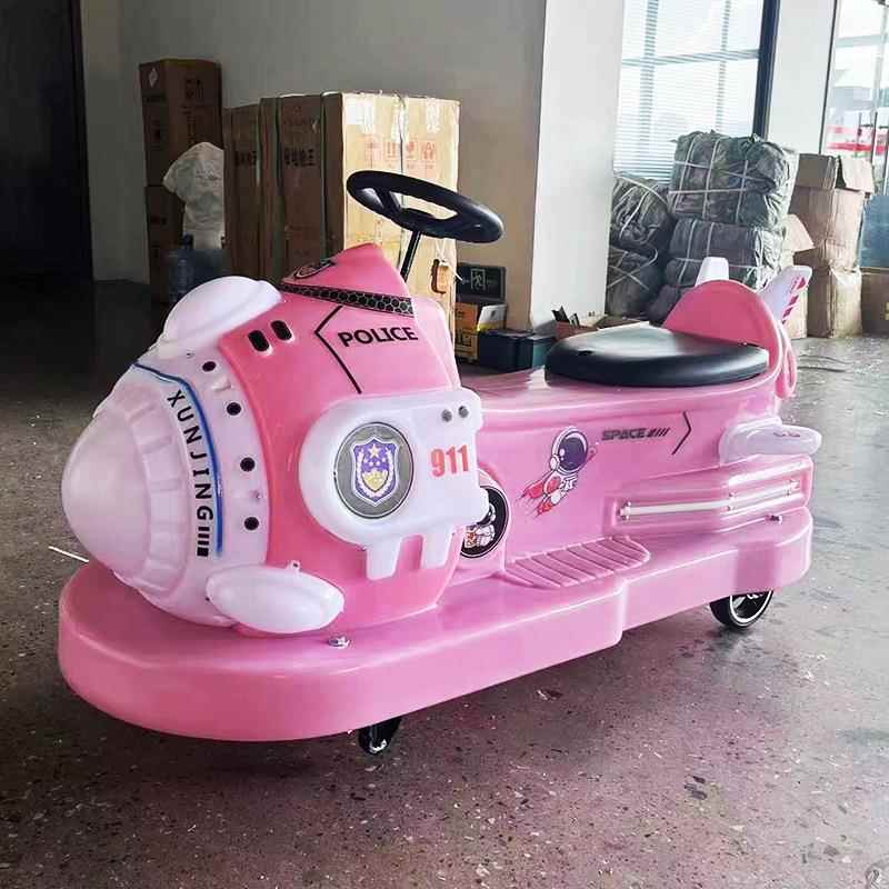 广场游乐车夜市摆摊儿童碰碰车新款发光双人亲子电动卡丁车越野车