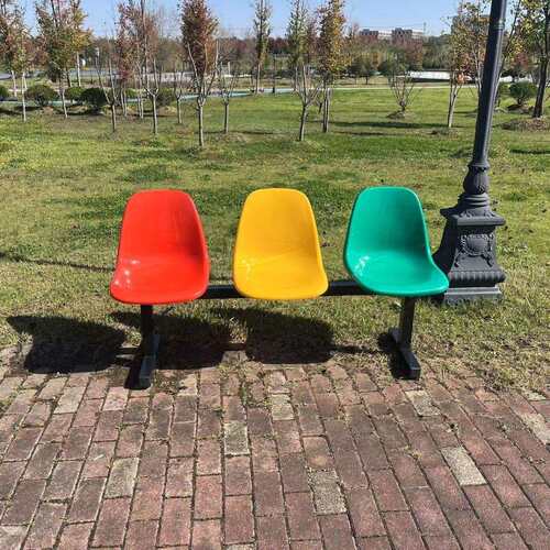 室内外排椅三人位联排座椅摄影超市门店等候休息椅篮球场公园长椅