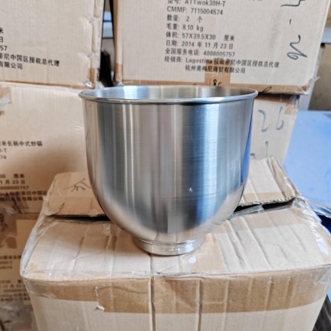 出口订单304不锈钢 22㎝打蛋盆搅拌盆可做冰桶冰镇饮料桶沙拉盆