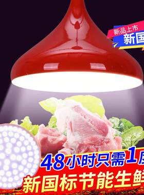 新国标led熟食灯蔬菜水果店专用吊灯超市照卤肉灯猪肉生鲜灯