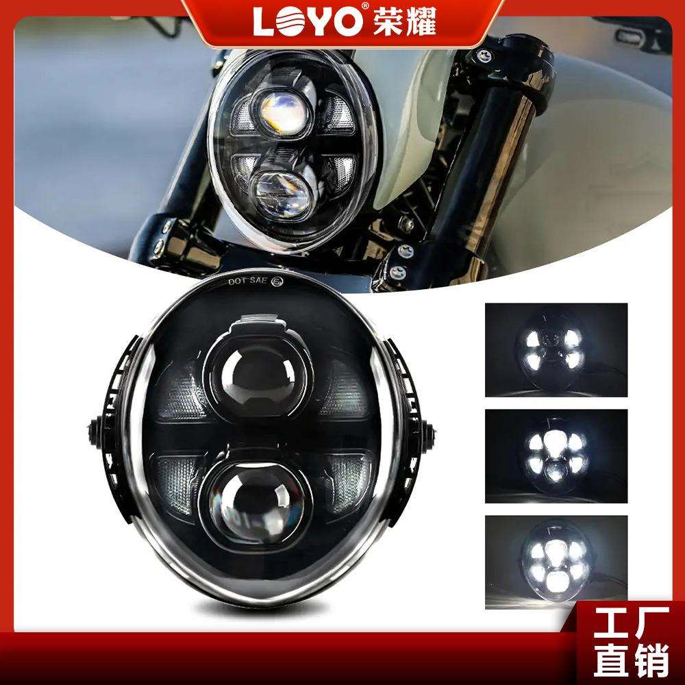 哈雷威路德VROD大灯LED车用前大灯摩托机车改装灯02-16