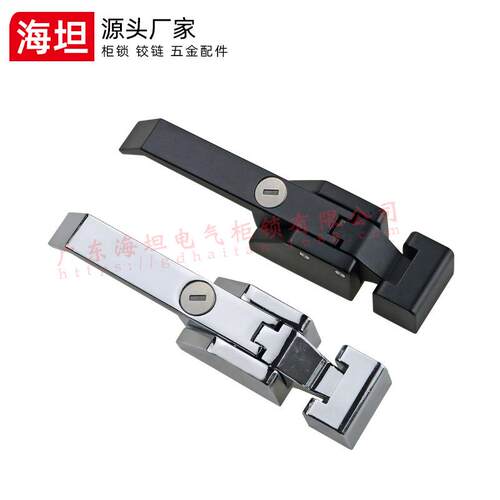 304不锈钢拉手偏置杆杠拉手锁工业密闭门把手搭扣锁DK615