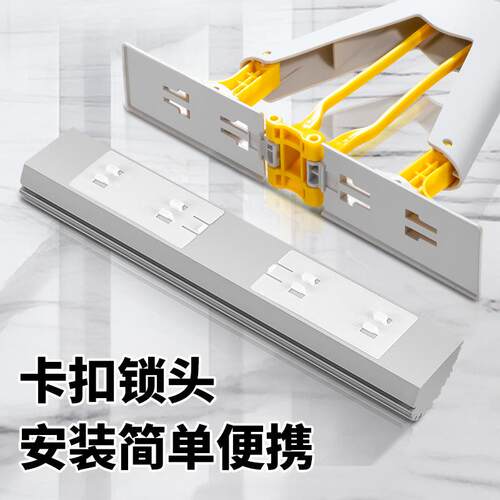 家用拖地墩布对折吸水替换装海绵拖替换头配件窄口通用胶棉拖把头