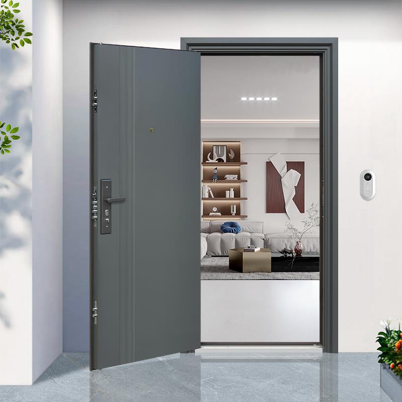 入户门防盗门进户门家用室内外楼道出租房农村大门钢质工程单开