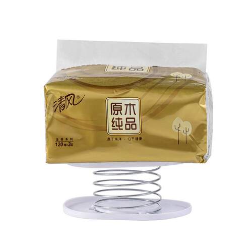 一抽到底纸巾盒弹力托抽纸盒弹簧支架底托纸巾升高器收纳餐巾纸