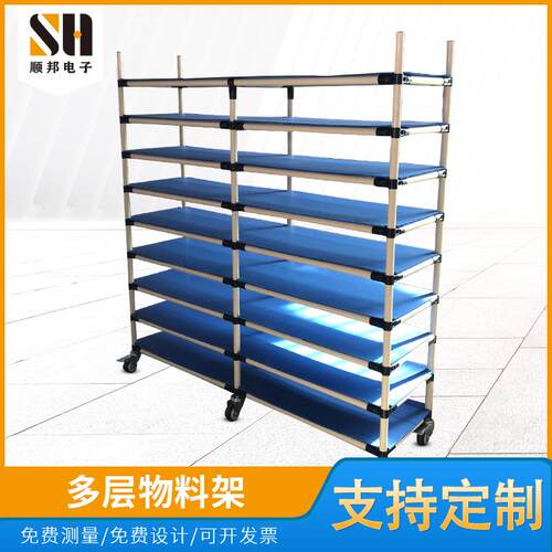 仓库加厚货架多层物料架超市库房重型多层货架防静电物料架