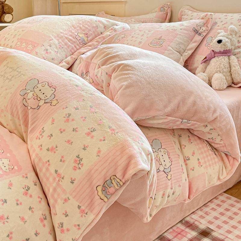 冬季加厚牛奶绒被套单件a类家用珊瑚绒被罩南通宿舍单人加绒被套,床上用品,学生床品套件,淘宝优惠券,粉丝福利购,淘宝优惠卷