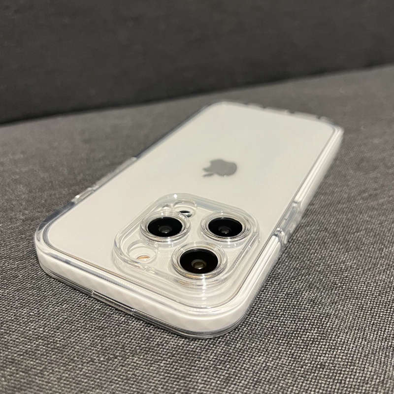 白色女机壳款14pro152023感16防撞边框条适用苹果软ugp硅胶防保护