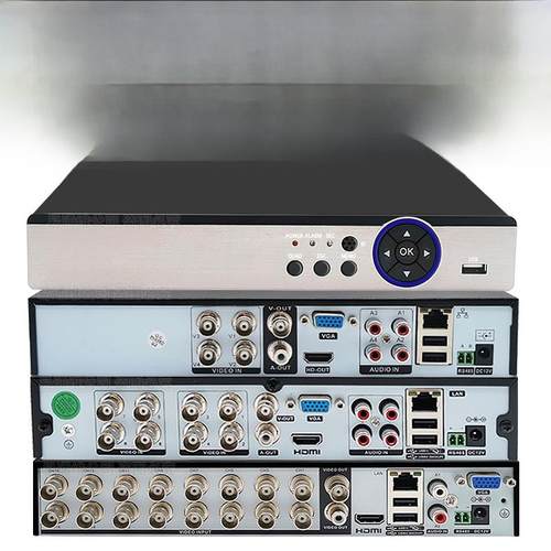 雄迈4路8路16路500万高清同轴DVR硬盘录像机人脸识别4合1监控主机