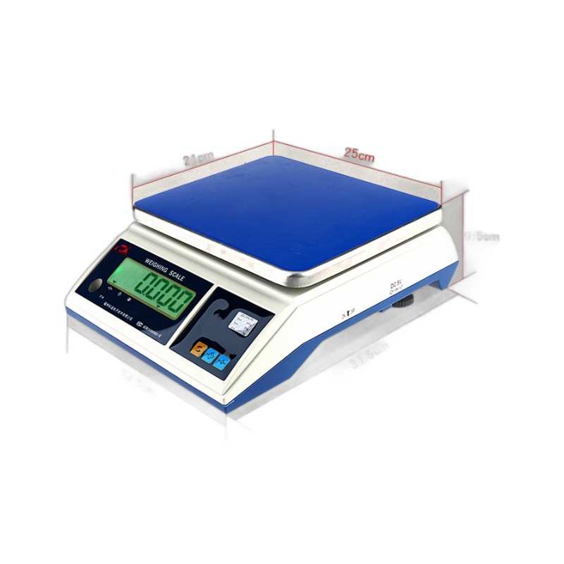 电子桌秤工业台秤称重3kg30kg高精度0.1g克重称不锈钢电子计重秤