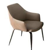 意式 轻奢餐椅感简约现代家用靠背椅小户型餐厅设计师化妆椅