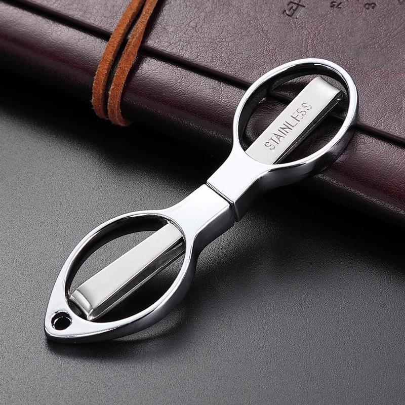 汪吾铨不锈钢折叠便携家用剪刀