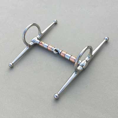 12马口 铜型h不锈钢.用品衔铁 135cm滚筒马衔5cm 马具马嚼子.马术