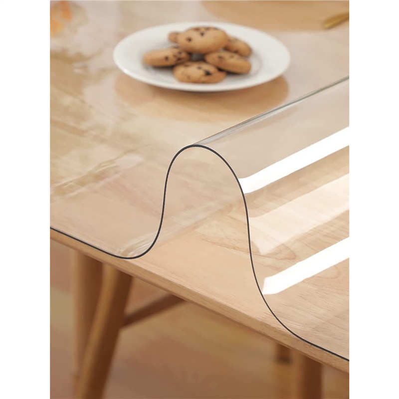 软玻璃桌面垫免洗防水防油防烫塑料PVC透明餐桌垫茶几桌布水晶板