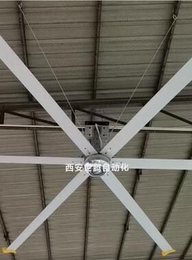 工业扇强力间通风降温散热永大型磁55490吊扇工风厂车厂房用7米大