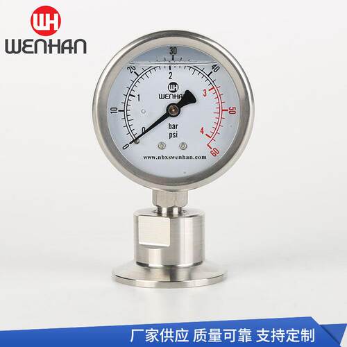 厂家现货YN60BF/MC压力表 不锈钢隔膜式压力表 Φ60隔膜压力表