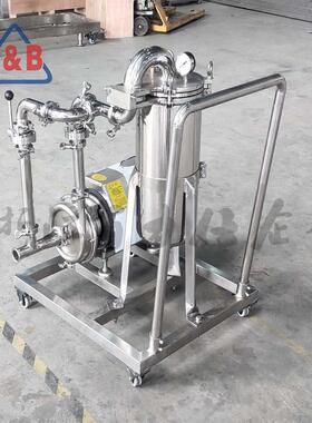 不锈钢卫生级袋式过滤器 移动式袋式过滤器 油过滤器