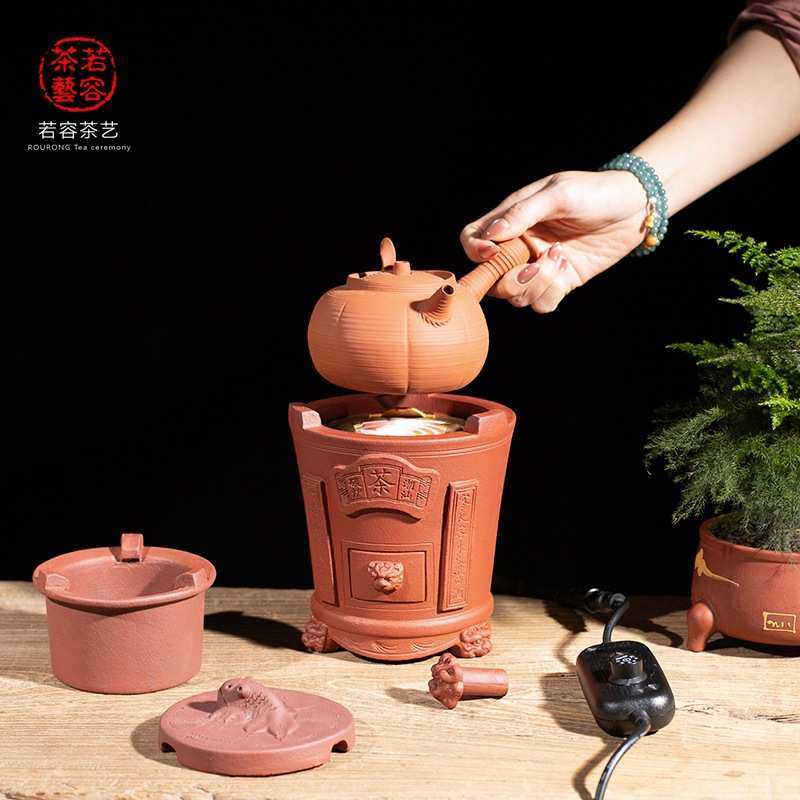小炉传统防裂炭两用碳火炉功夫风炉茶炉电可炉盖火炉红泥带潮汕煮,餐饮具,功夫茶具,淘宝优惠券,粉丝福利购,淘宝优惠卷
