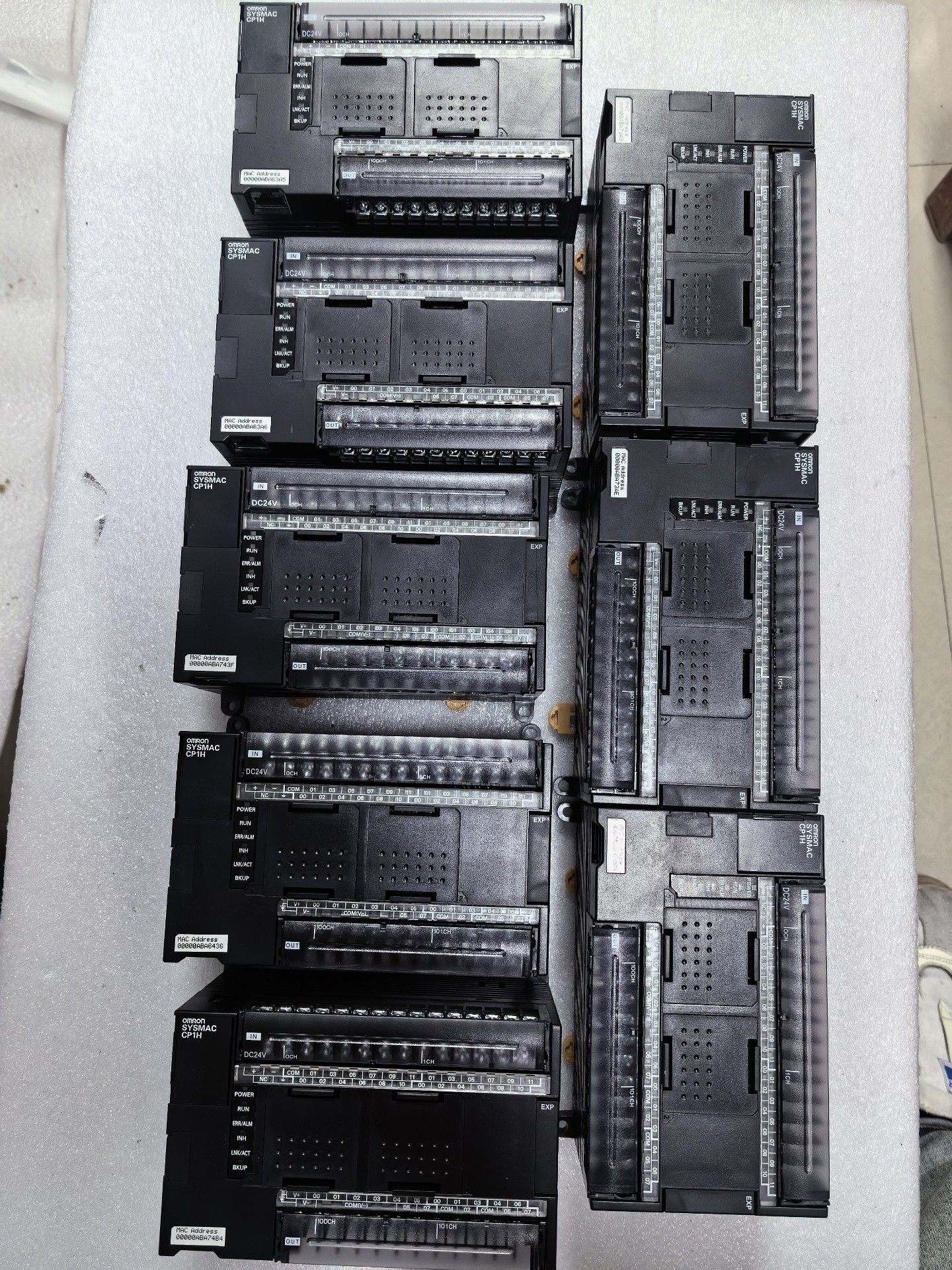 欧姆龙CP1H-EX40DT-D，v1.3版本，年份新18年