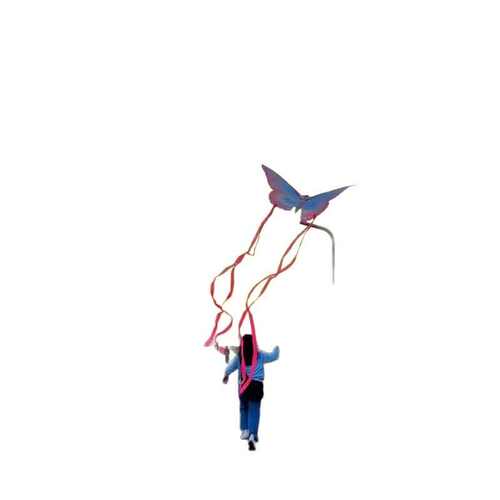 蝴蝶风筝山东潍坊微风易飞大型高级创意可爱儿童大人专用户外卡通