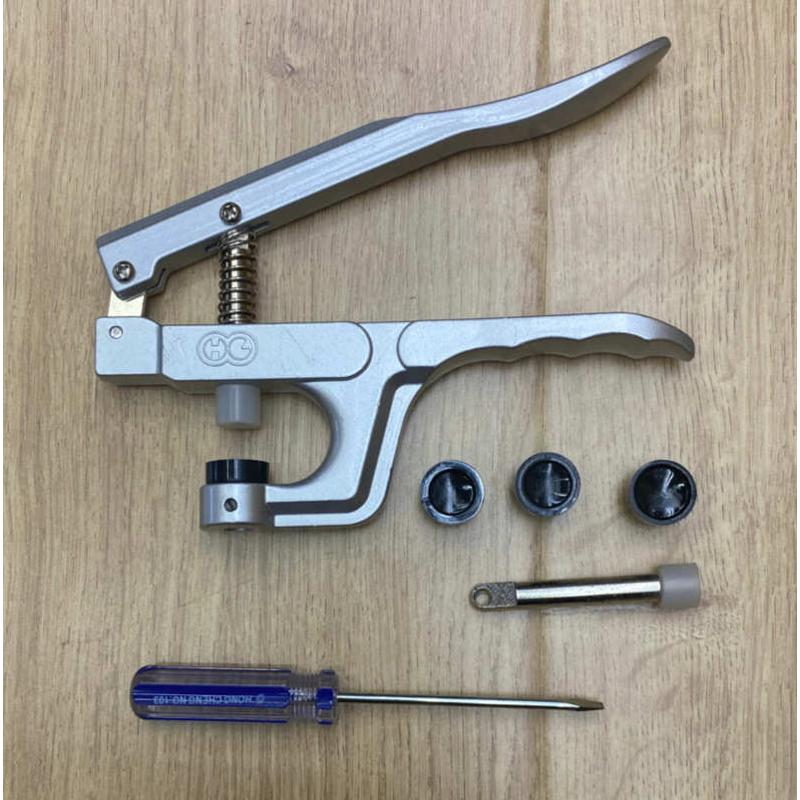华联KAM DK001打扣钳 手压钳 T3 T5 T-8 四合扣安装工具批发直销