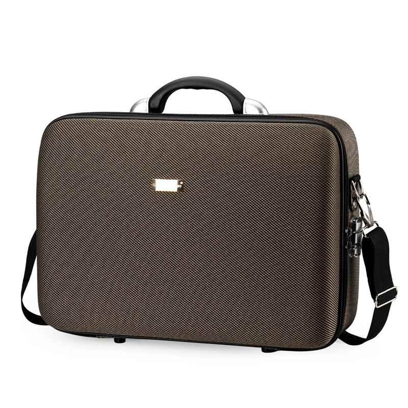 高档防牛 津纺复古风手水脑提箱 16寸电插袋多功能登机行李箱装衣