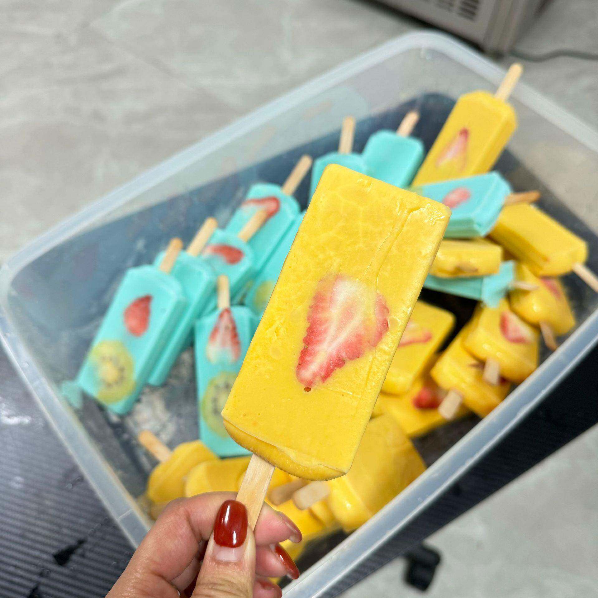 小型商用冰棒机两模疯狂吧水果雪糕手工DIY制作夏日解暑冰棍机