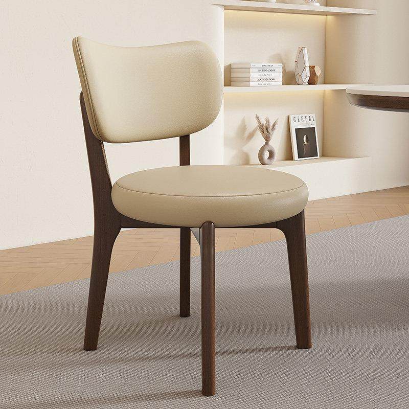 实木餐厅简约现代网红餐椅家用猫爪软包椅子奶油风意式胡桃餐桌椅,住宅家具,餐椅,淘宝优惠券,粉丝福利购,淘宝优惠卷