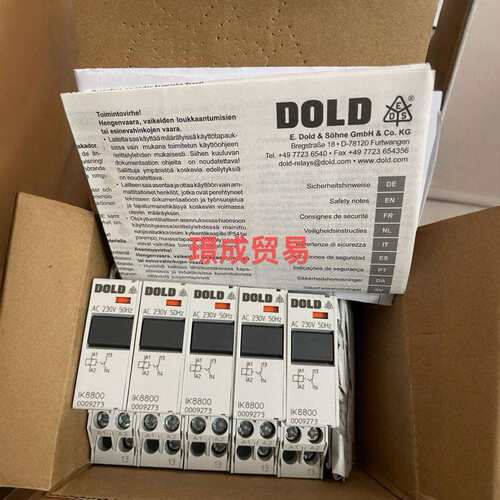 德国 Dold 继电器0009271、0009273、0009274