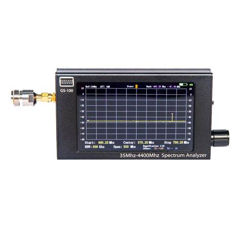 4.3 寸手持频谱分析仪GS-100 支持35MHz - 4400MHz频谱仪