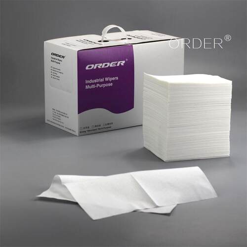 ORDER折叠式盒装30cmx35cm工业擦拭纸工业擦拭无尘纸擦拭纸
