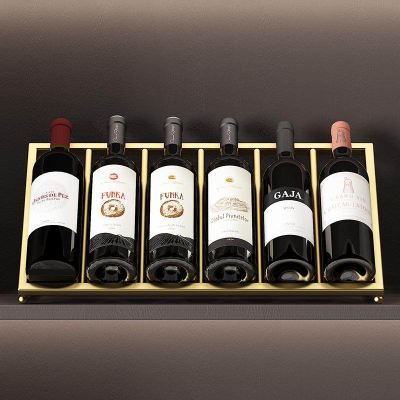 高端红酒架家用桌面斜放酒瓶架子创意葡萄酒柜摆件餐厅酒柜展示架,餐饮具,酒架,淘宝优惠券,粉丝福利购,淘宝优惠卷