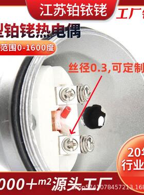 WRP-130/230铂铑热电偶 0-1600度B型/R型/K型S型耐高温刚玉热电偶