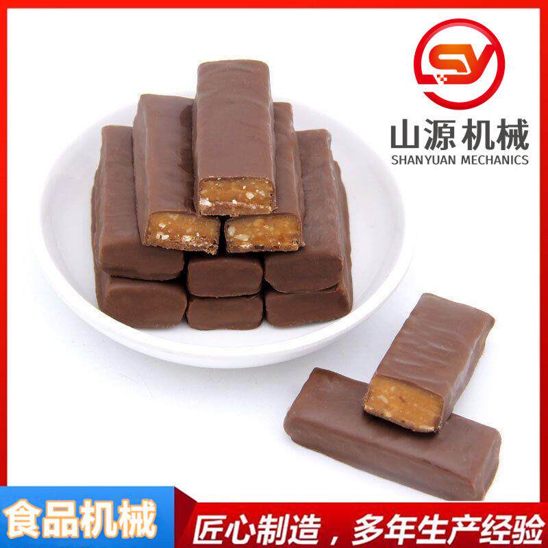 商用山楂串巧克力机自动化不锈钢涂层机器设备威化饼干巧克力机