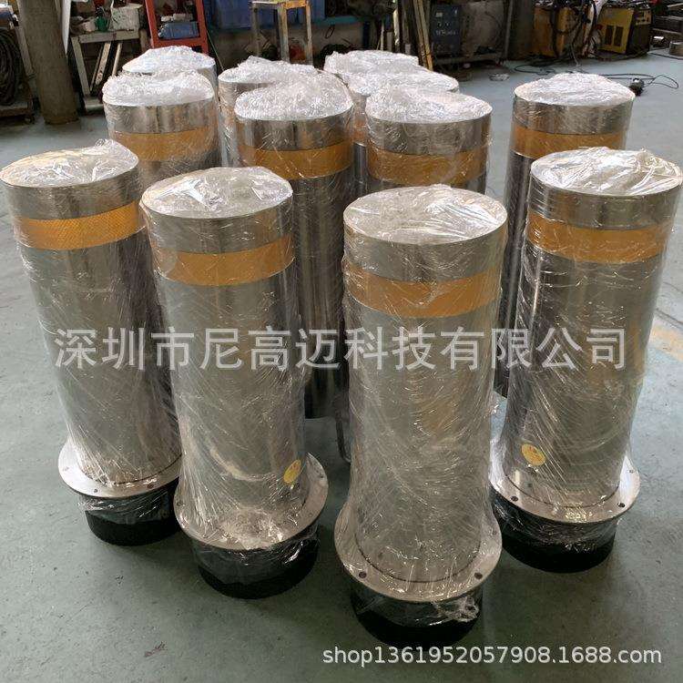 厂家供应固定可拆卸挪移手提立柱防撞路桩不锈钢全自动液压升降柱