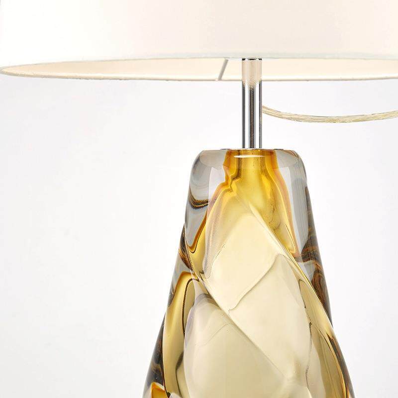 美式简时奢华琉璃艺术台灯约样卧0064板房室客厅书房公主儿童房尚