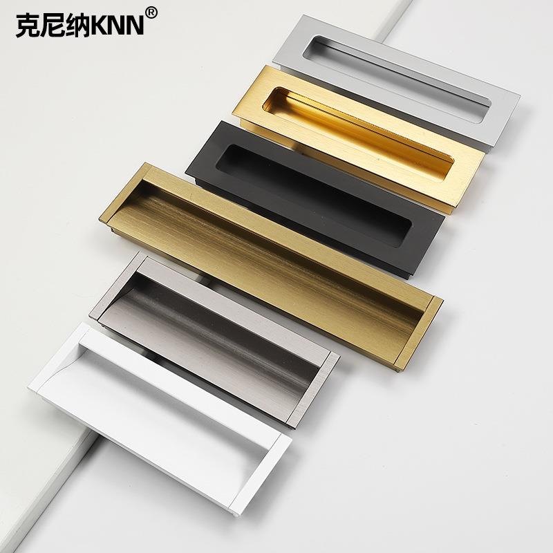 黑灰色移门锁 金色移门拉手 白色卫生间移门锁折叠门仿古推拉门锁