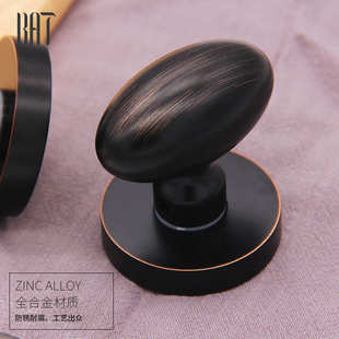 BAT隐形门锁 卫生间锁 单面室内隐形门锁电视背景墙暗门锁黑色美式