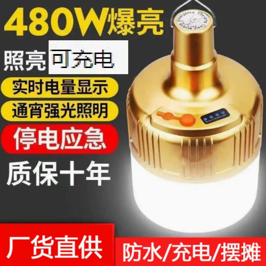 LED节能灯充电灯泡夜市LED球泡灯
