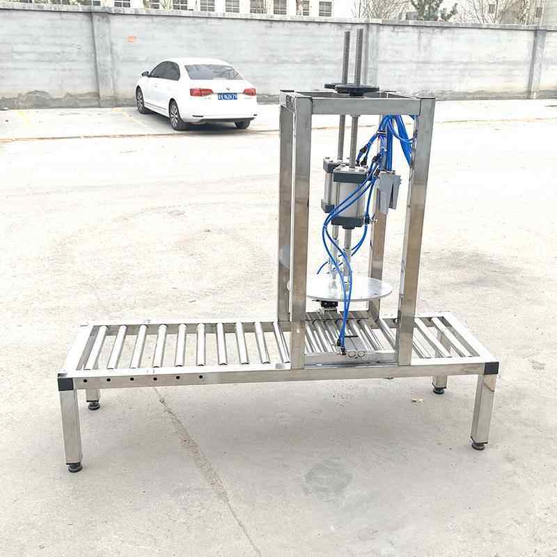 压盖机厂家加工定制半自动大桶压盖机涂料颜料大桶压盖机械