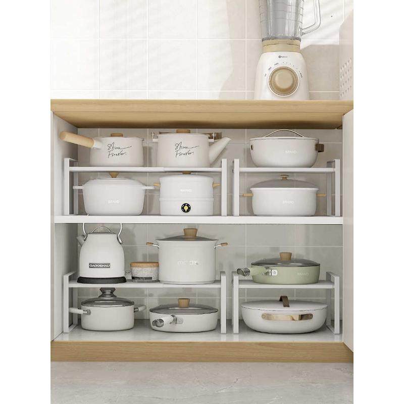 橱柜分层架可伸缩厨房置物架台面多功能柜子隔板收纳碗碟锅具架子,厨房/烹饪用具,厨房抽屉置物架,淘宝优惠券,粉丝福利购,淘宝优惠卷