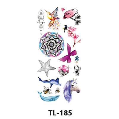 2/3/4PCS Hand Drawn Temporary Tattoo Sticker Can Amplify