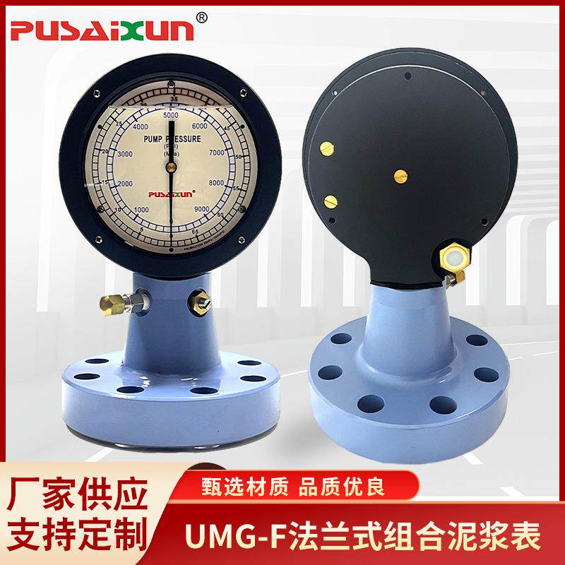 吊钳扭矩压力测量表UMG-F法兰式组合泥浆表测量泥浆泵压测量表