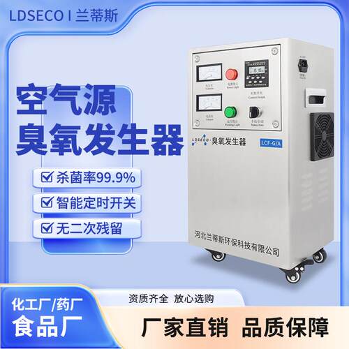水处理100g空气源臭氧发生器 食品厂水厂消毒除味臭氧消毒机