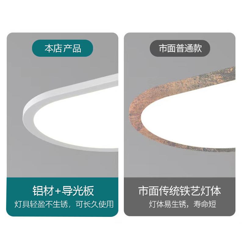 廊长方形吸顶灯创意小SKS-YAM-客灯超薄过道走灯现代简卧约室厅灯