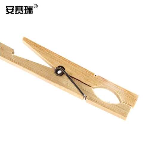 安赛瑞试管夹个装实验室竹制玻璃试管夹子木头夹总长