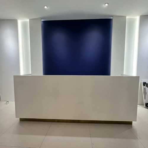 木制烤漆吧台异形吧台现代简约转角收银台美容院前台公司接待台