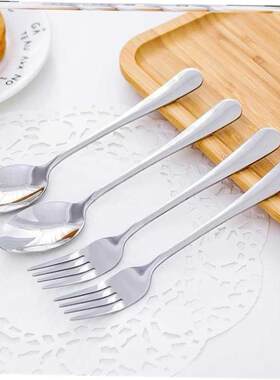 StainlessSteel Knife and Fork Set Small Spoon便携式刀叉套装