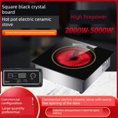 商用火锅电陶炉嵌入式 方形3000W大功率砂锅串串香火锅专用光波炉