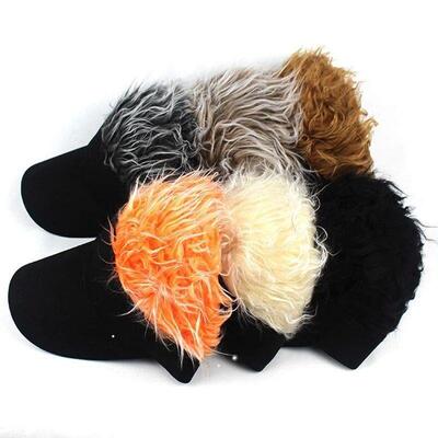 Baseball Cap With Spiked Hairs Wig Baseball Hat With Spiked